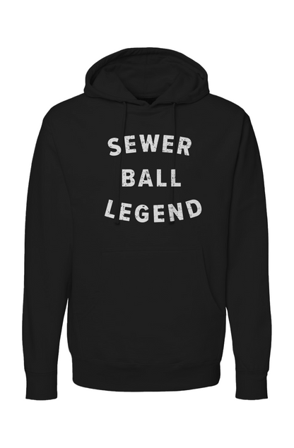 The Bench Boss Sewer Ball Legend Hoodie Black | Barn Garb Hockey Threads