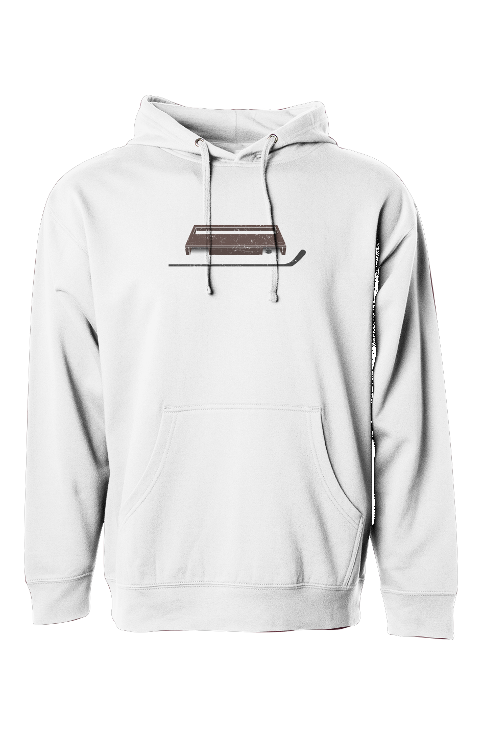 The Bench Boss Shinny King Hoodie White | Barn Garb Hockey Threads