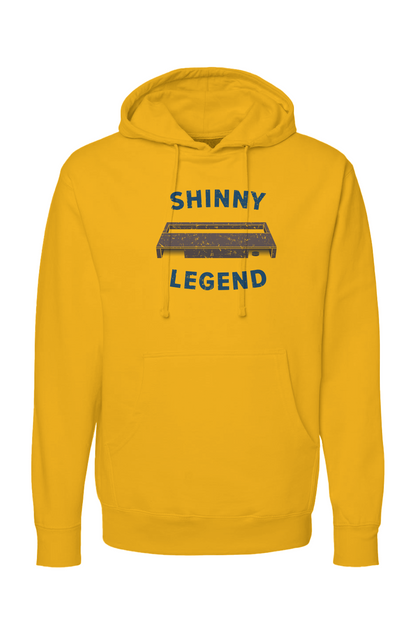 The Bench Boss Shinny Legend Goal Hoodie Gold | Barn Garb Hockey Threads