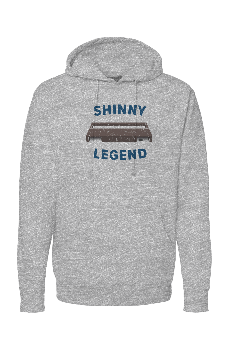 The Bench Boss Shinny Legend Goal Hoodie Grey | Barn Garb Hockey Threads