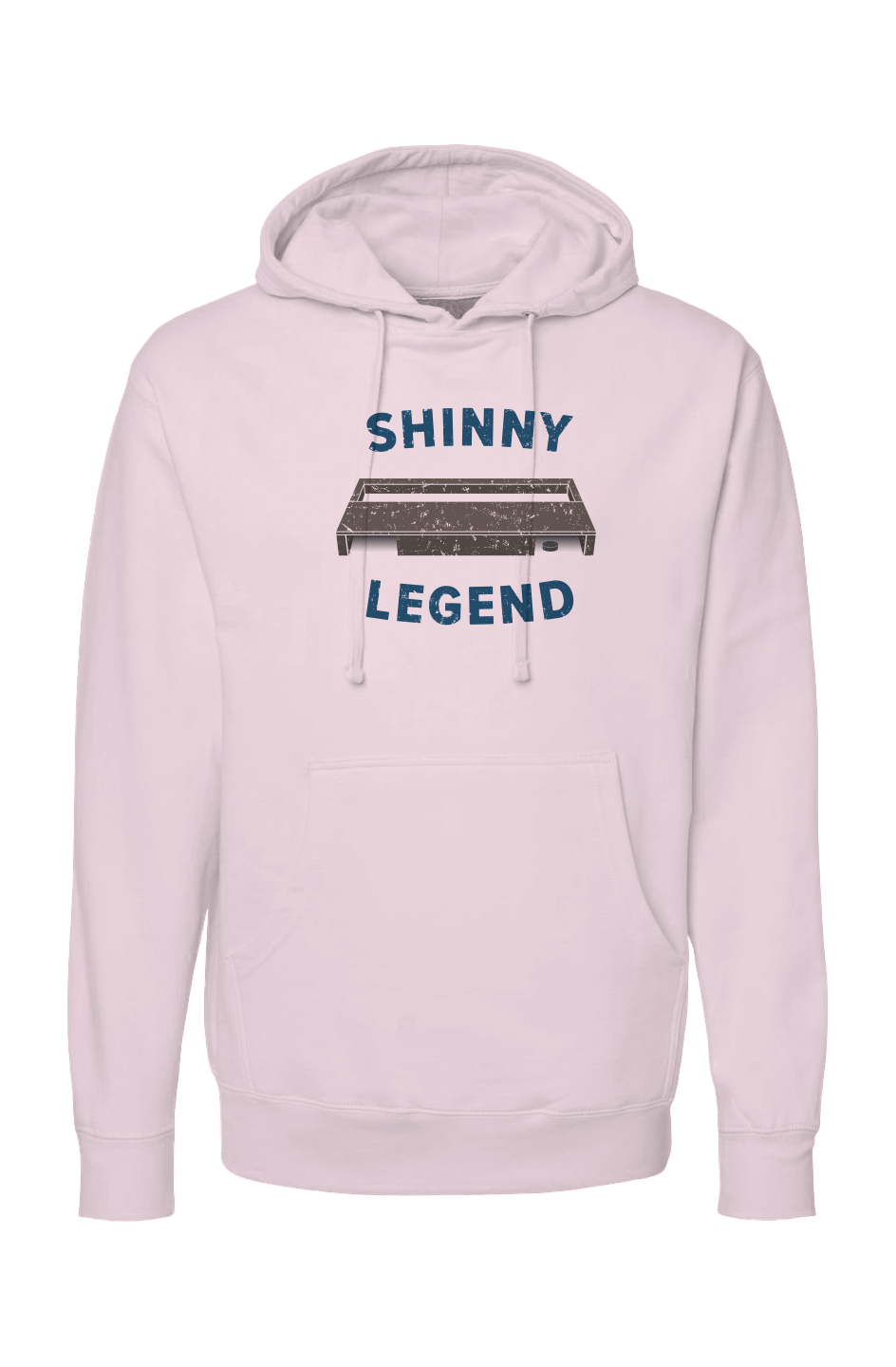 The Bench Boss Shinny Legend Goal Hoodie Pink | Barn Garb Hockey Threads