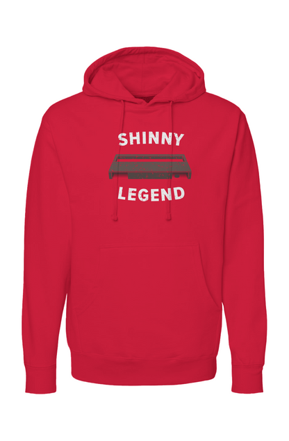 The Bench Boss Shinny Legend Goal Hoodie Red | Barn Garb Hockey Threads