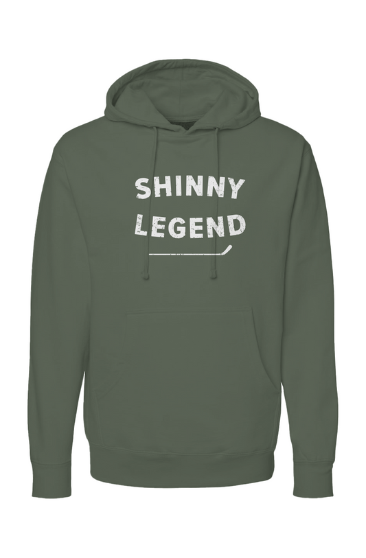 The Bench Boss Shinny Legend Hoodie Military Green | Barn Garb Hockey Threads