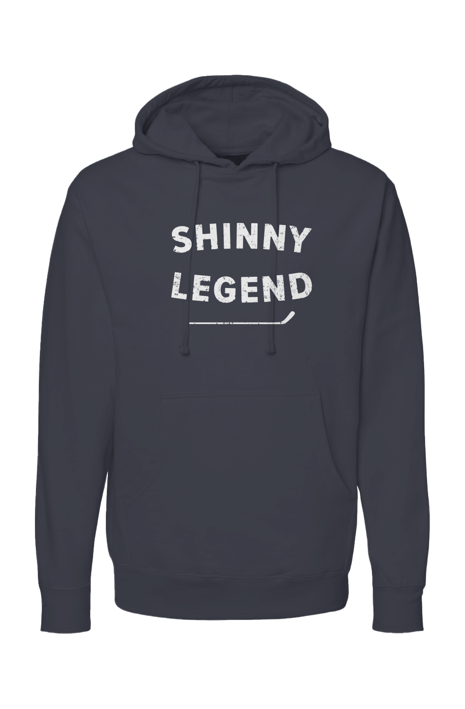 The Bench Boss Shinny Legend Hoodie Navy Blue | Barn Garb Hockey Threads