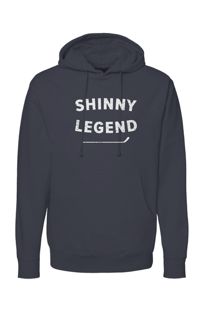 The Bench Boss Shinny Legend Hoodie Navy Blue | Barn Garb Hockey Threads