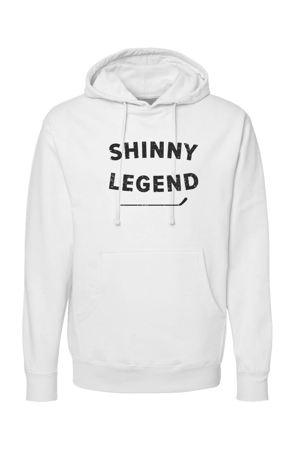 The Bench Boss Shinny Legend Hoodie White | Barn Garb Hockey Threads