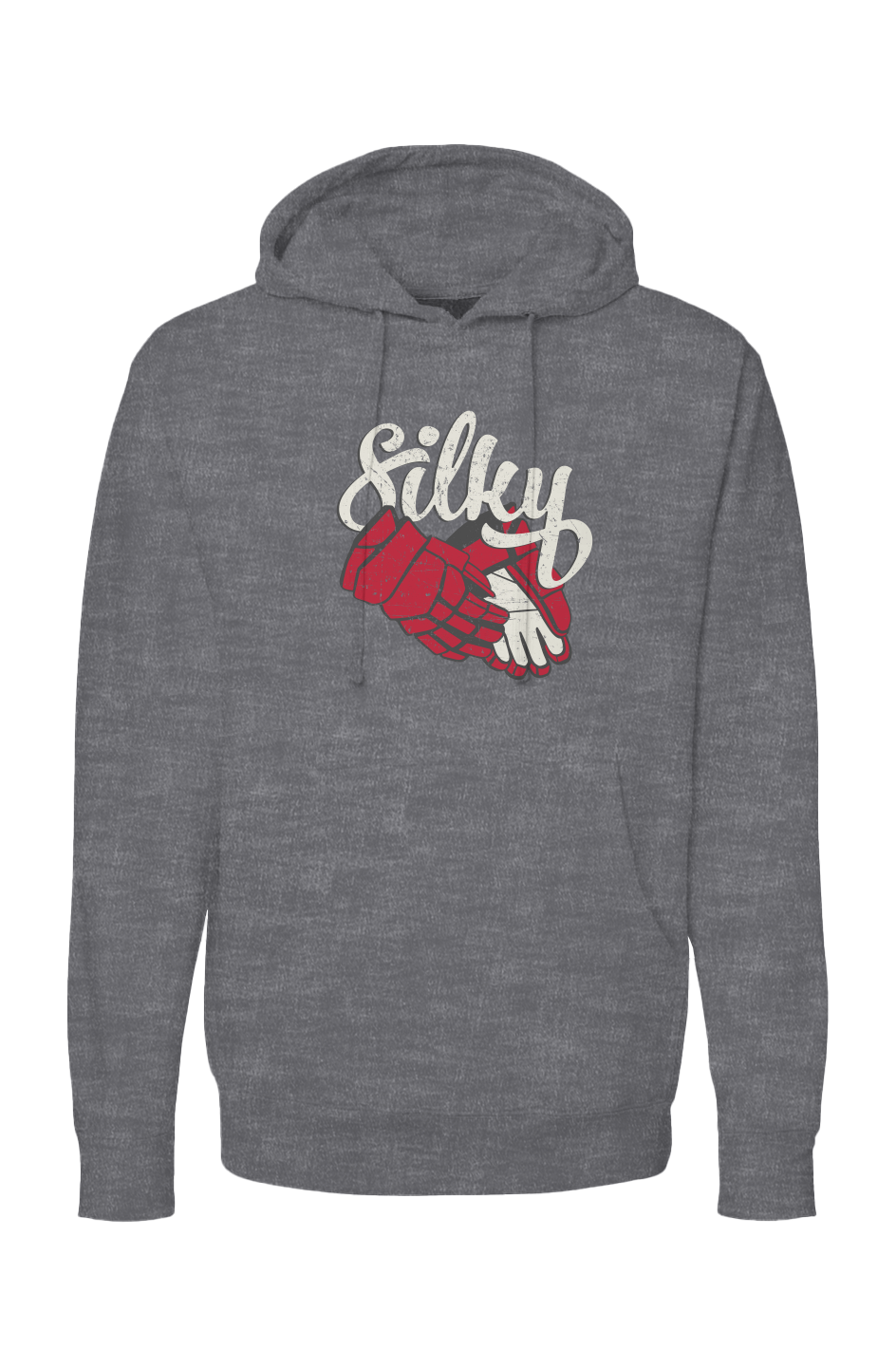 The Bench Boss Silky Hoodie Charcoal | Barn Garb Hockey Threads