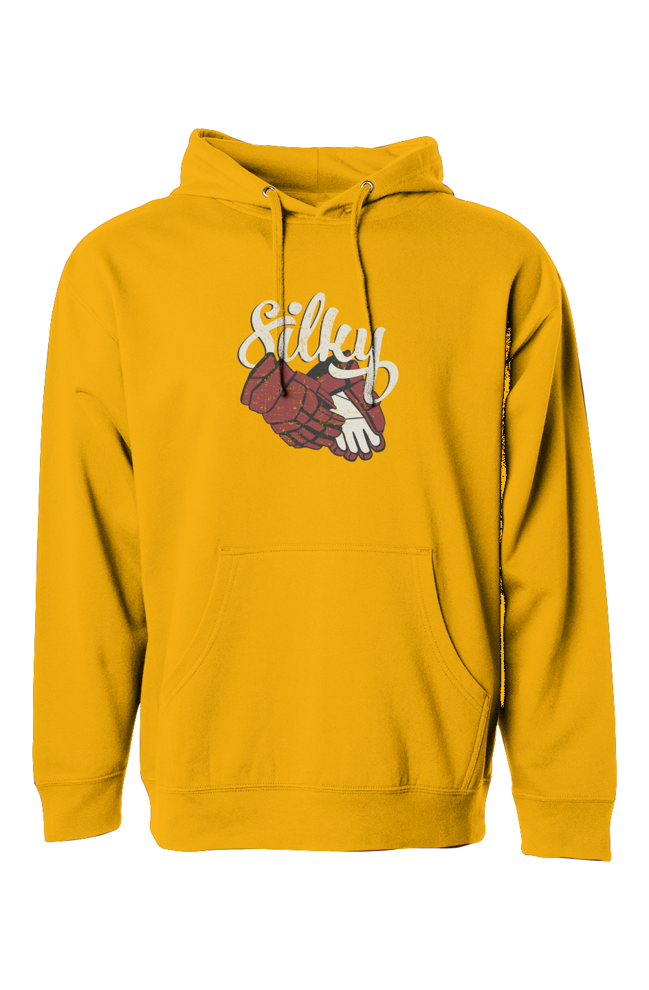 The Bench Boss Silky Hoodie Gold | Barn Garb Hockey Threads