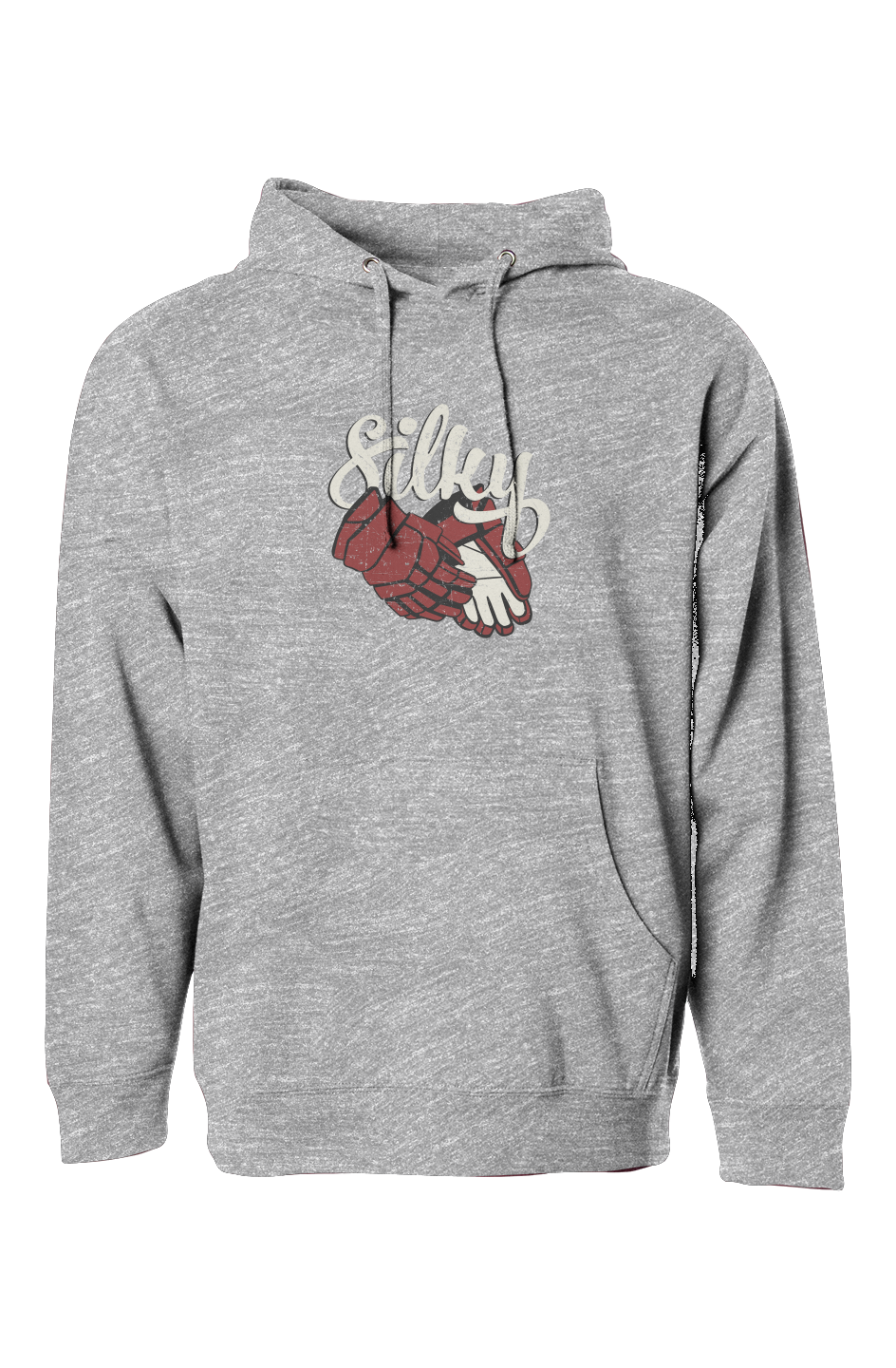 The Bench Boss Silky Hoodie Grey | Barn Garb Hockey Threads