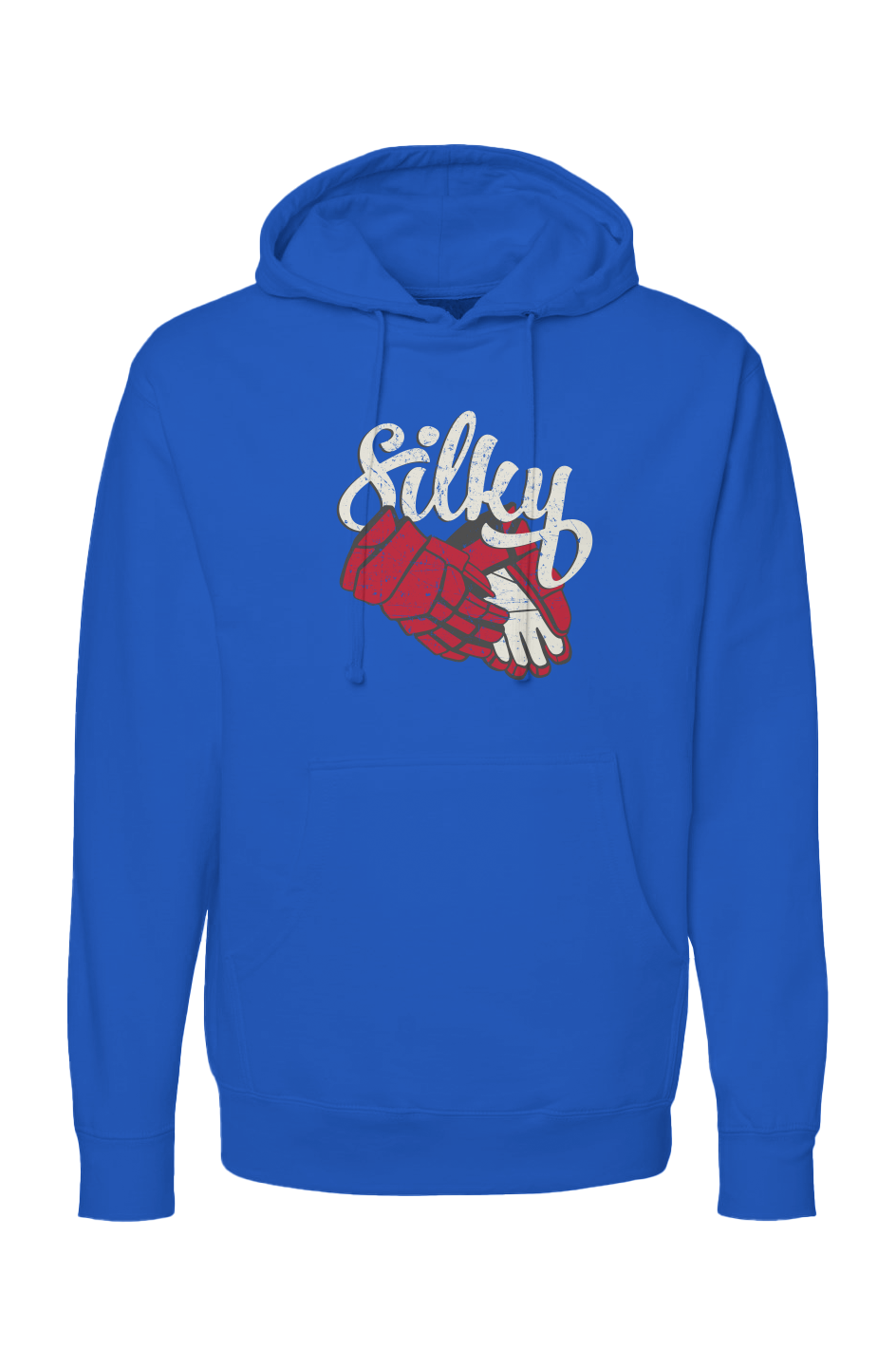 The Bench Boss Silky Hoodie Royal Blue | Barn Garb Hockey Threads