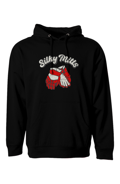 The Bench Boss Silky Mitts Hoodie Black | Barn Garb Hockey Threads
