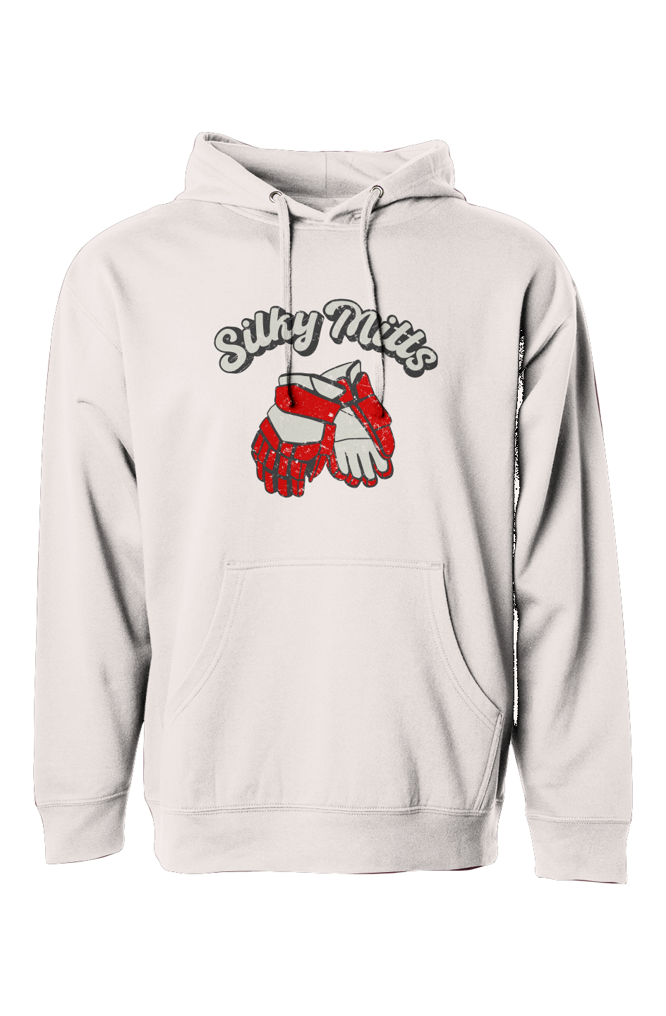 The Bench Boss Silky Mitts Hoodie Bone | Barn Garb Hockey Threads