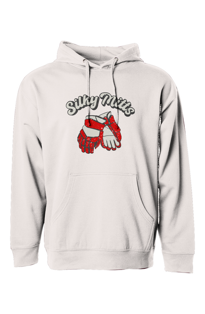 The Bench Boss Silky Mitts Hoodie Bone | Barn Garb Hockey Threads