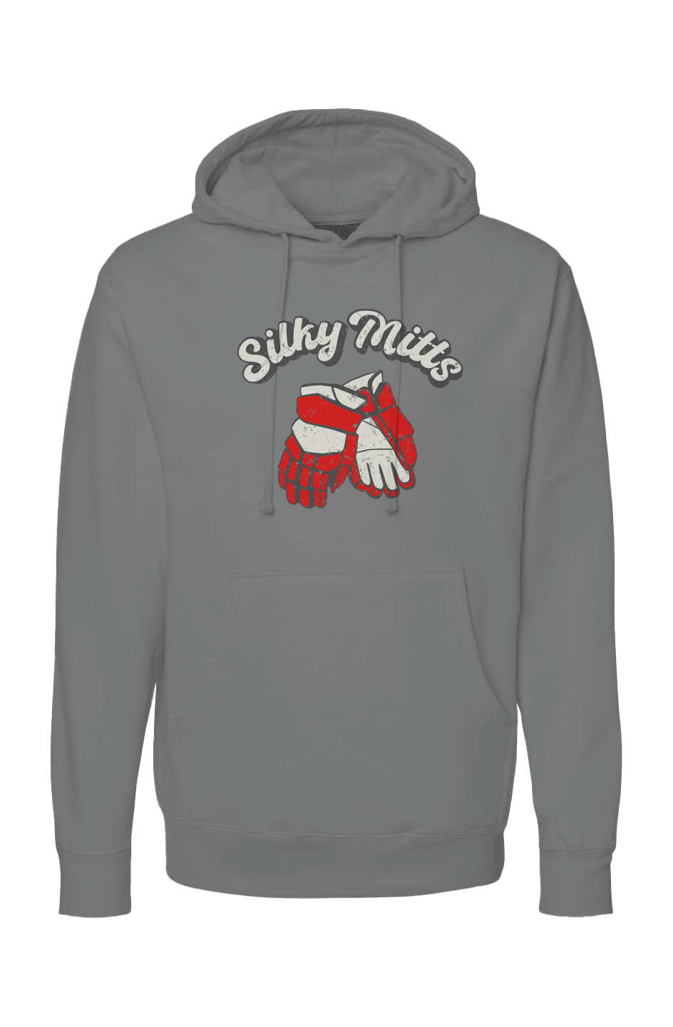 The Bench Boss Silky Mitts Hoodie Dark Grey | Barn Garb Hockey Threads