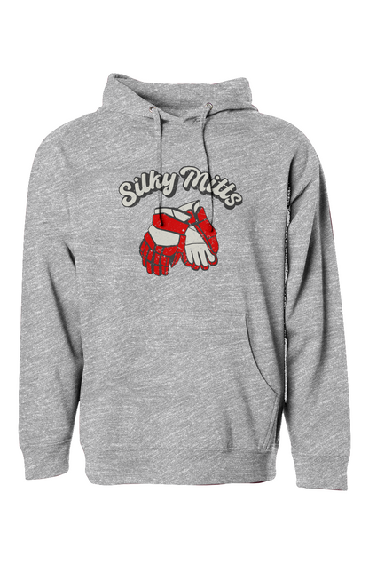 The Bench Boss Silky Mitts Hoodie Grey | Barn Garb Hockey Threads