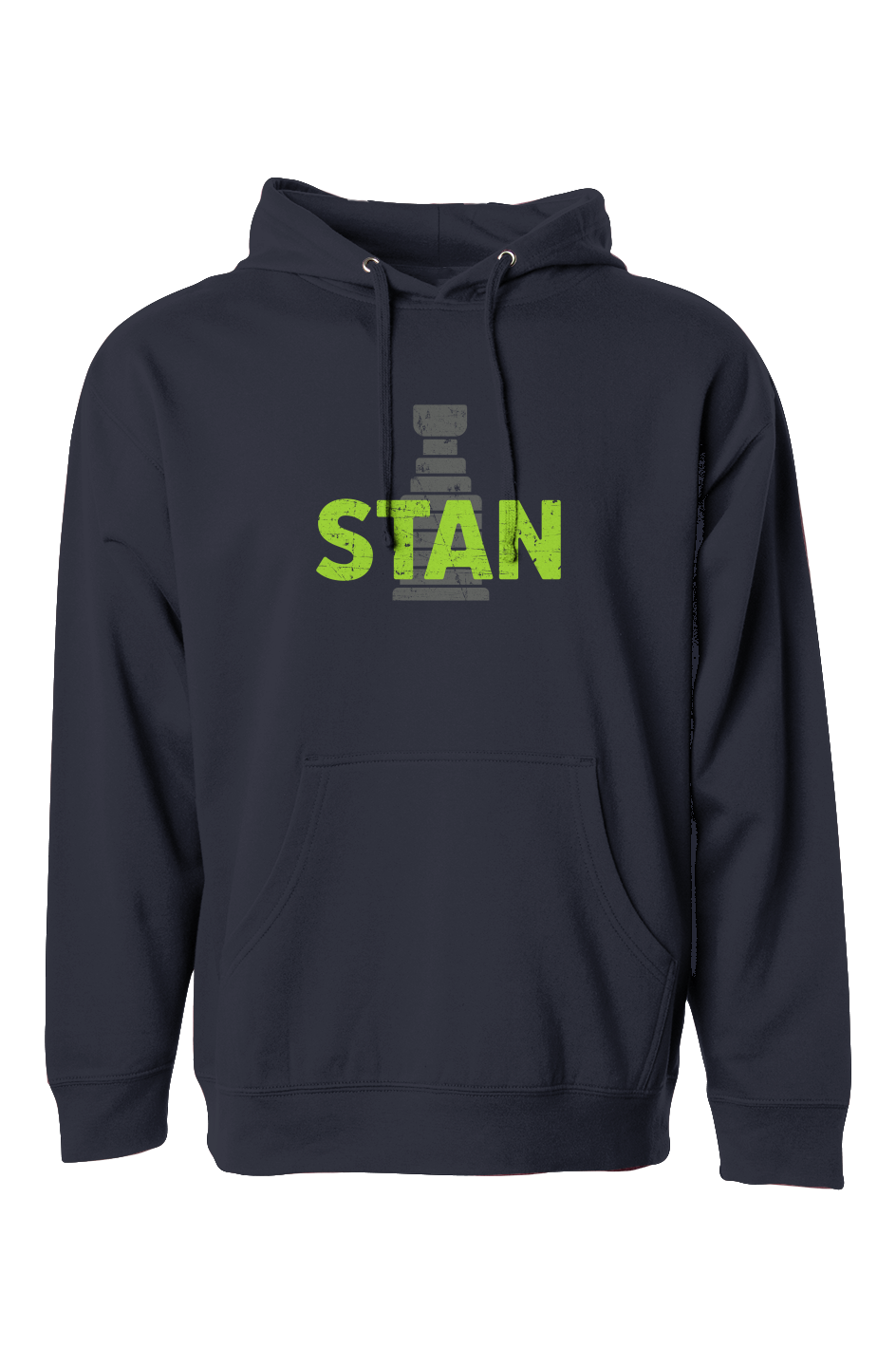 The Bench Boss Stan Hoodie Navy Blue | Barn Garb Hockey Threads