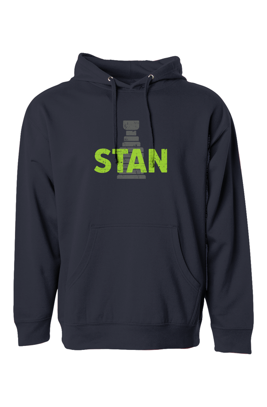 The Bench Boss Stan Hoodie Navy Blue | Barn Garb Hockey Threads