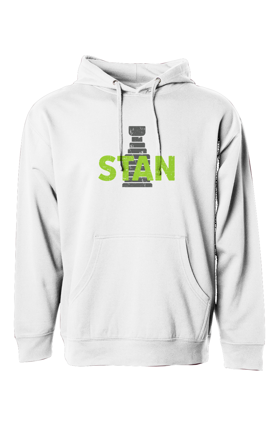 The Bench Boss Stan Hoodie White | Barn Garb Hockey Threads