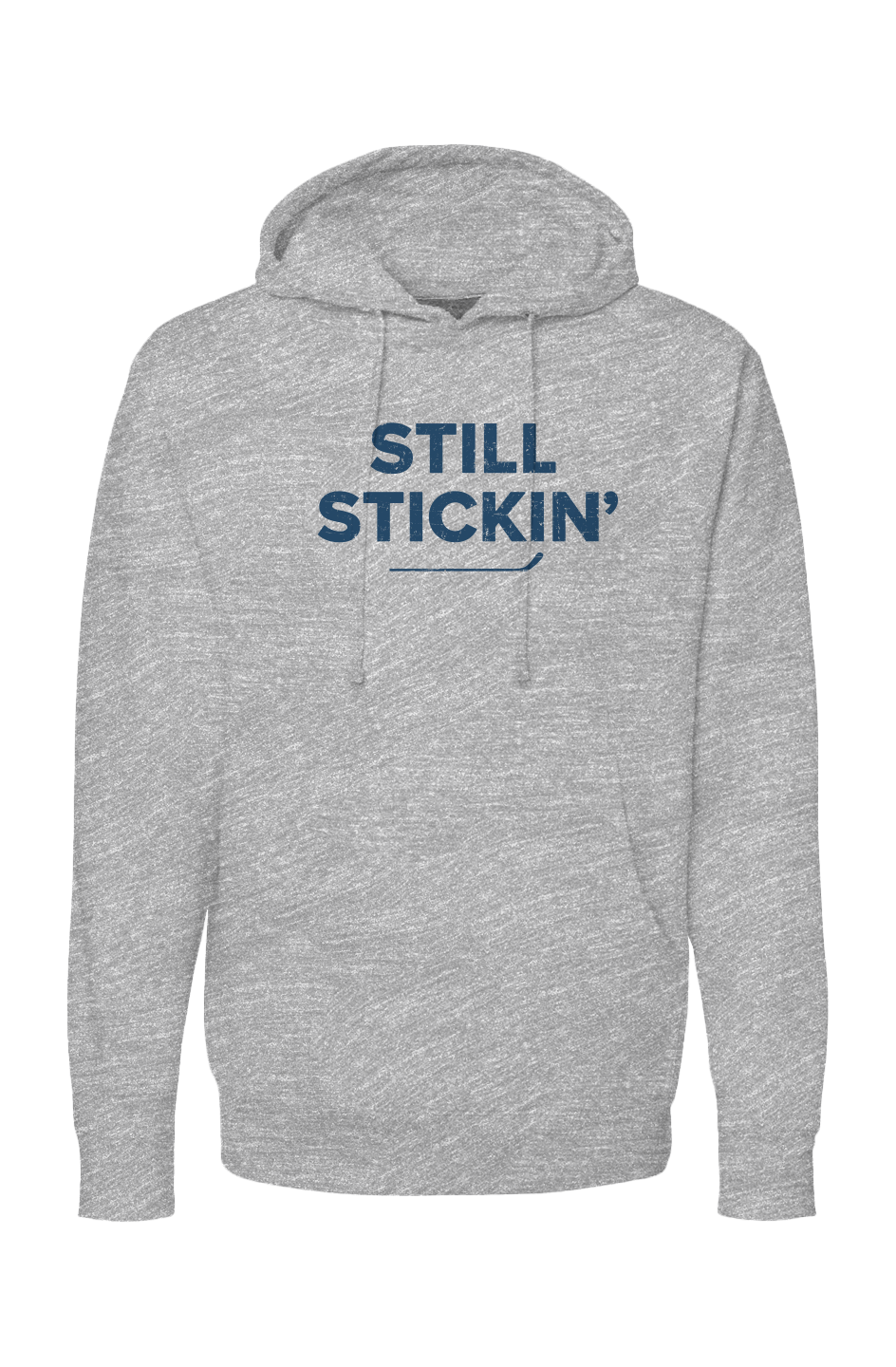 The Bench Boss Still Stickin' Hoodie Grey | Barn Garb Hockey Threads