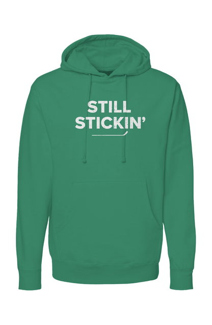 The Bench Boss Still Stickin' Hoodie Kelly Green | Barn Garb Hockey Threads