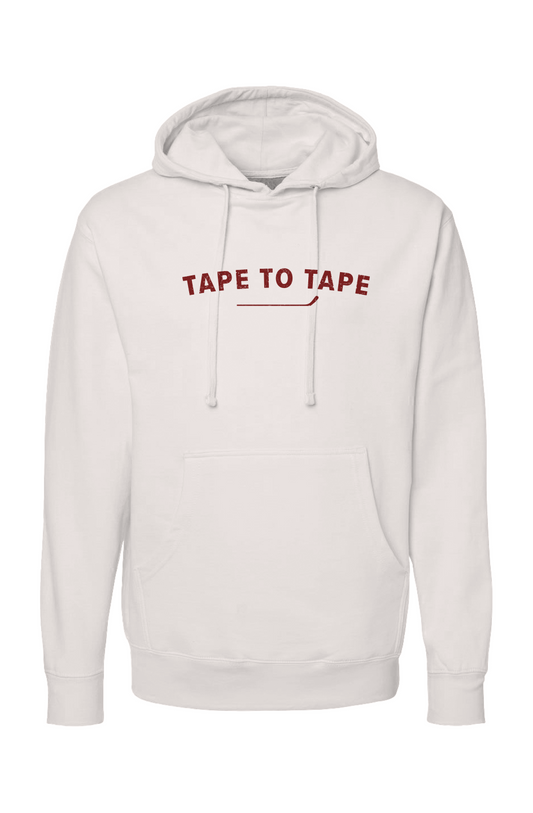 The Bench Boss Tape to Tape Hoodie Bone | Barn Garb Hockey Threads