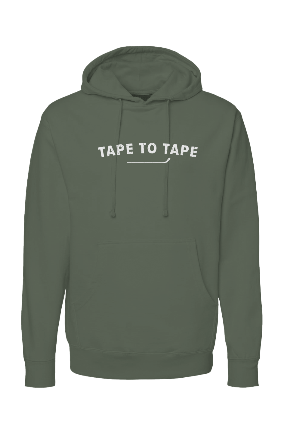 The Bench Boss Tape to Tape Hoodie Green | Barn Garb Hockey Threads