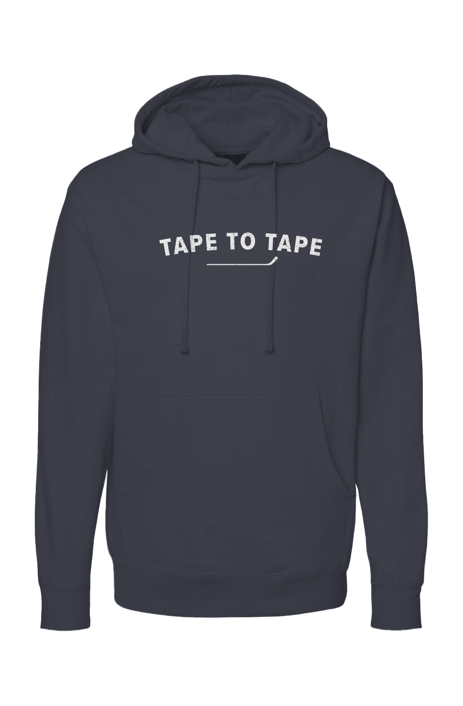 The Bench Boss Tape to Tape Hoodie Navy Blue | Barn Garb Hockey Threads