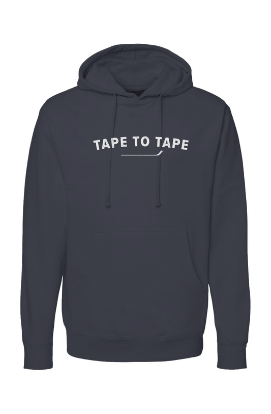 The Bench Boss Tape to Tape Hoodie Navy Blue | Barn Garb Hockey Threads