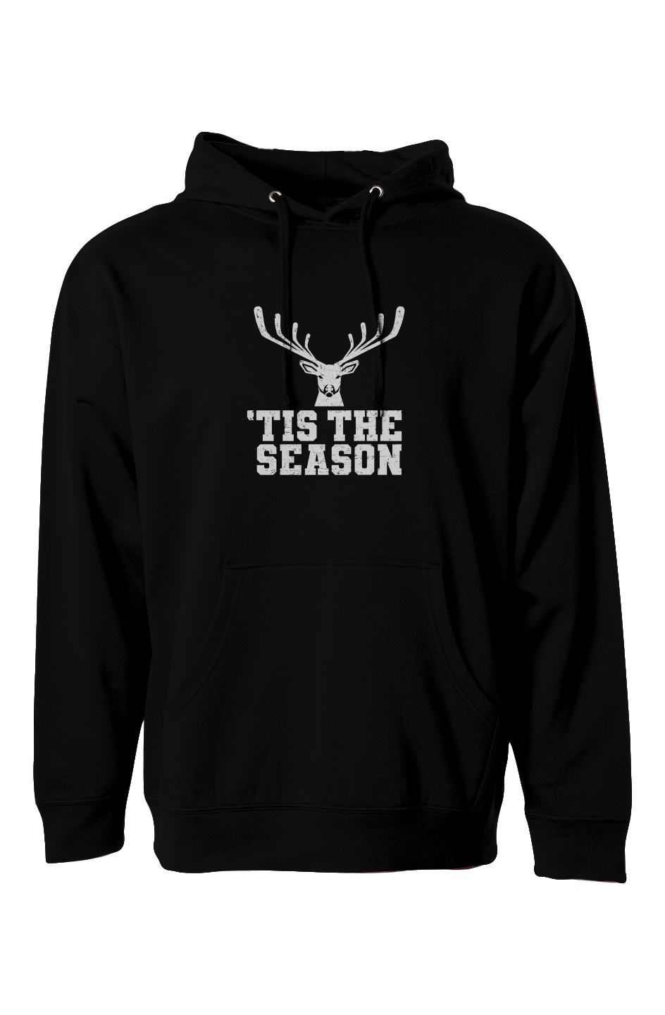 The Bench Boss 'Tis the Season Hoodie Black | Barn Garb Hockey Threads