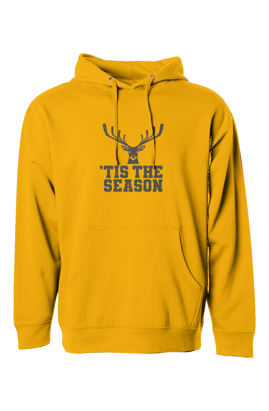 The Bench Boss 'Tis the Season Hoodie Gold | Barn Garb Hockey Threads