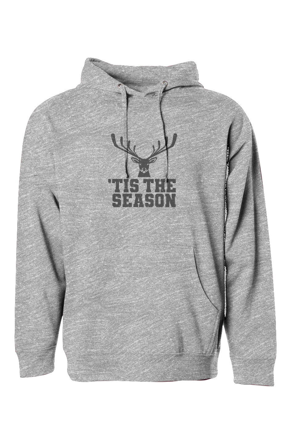 The Bench Boss 'Tis the Season Hoodie Grey | Barn Garb Hockey Threads