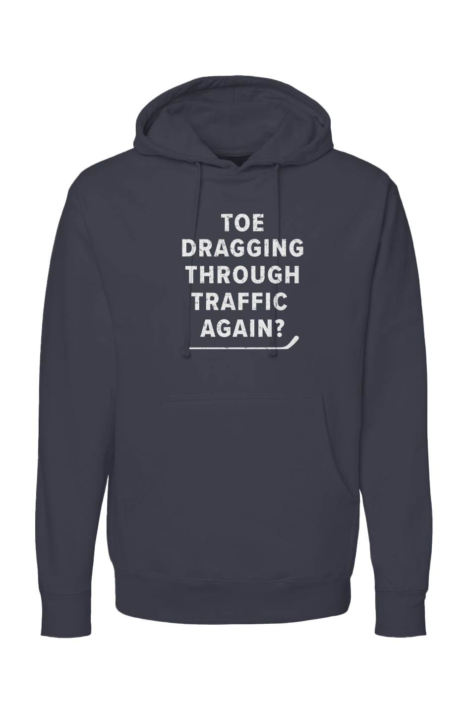 The Bench Boss Traffic Hoodie Navy Blue | Barn Garb Hockey Threads