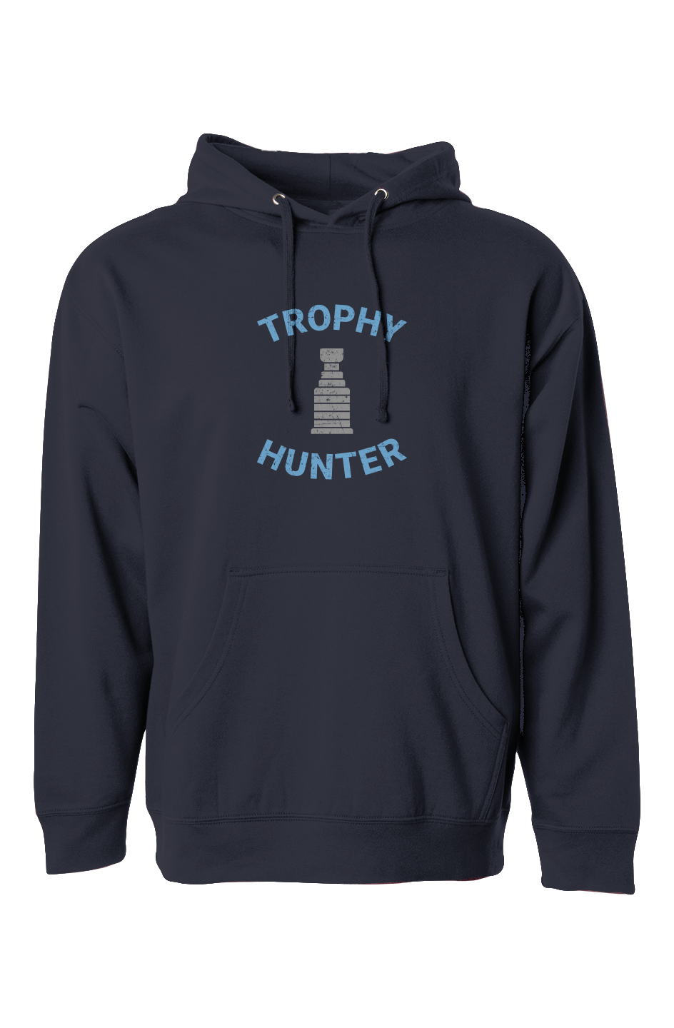 The Bench Boss Trophy Hunter Hoodie Navy Blue | Barn Garb Hockey Threads