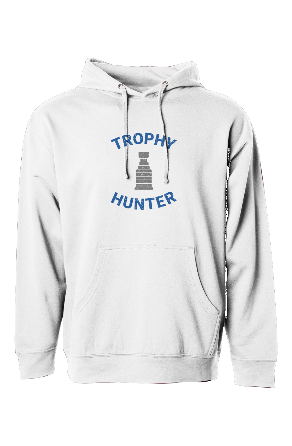 The Bench Boss Trophy Hunter Hoodie White | Barn Garb Hockey Threads