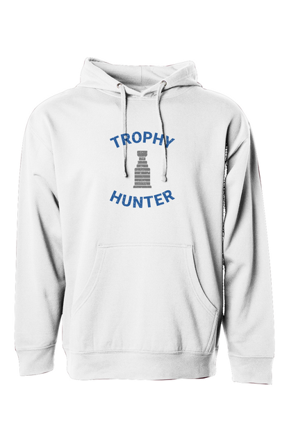 The Bench Boss Trophy Hunter Hoodie White | Barn Garb Hockey Threads