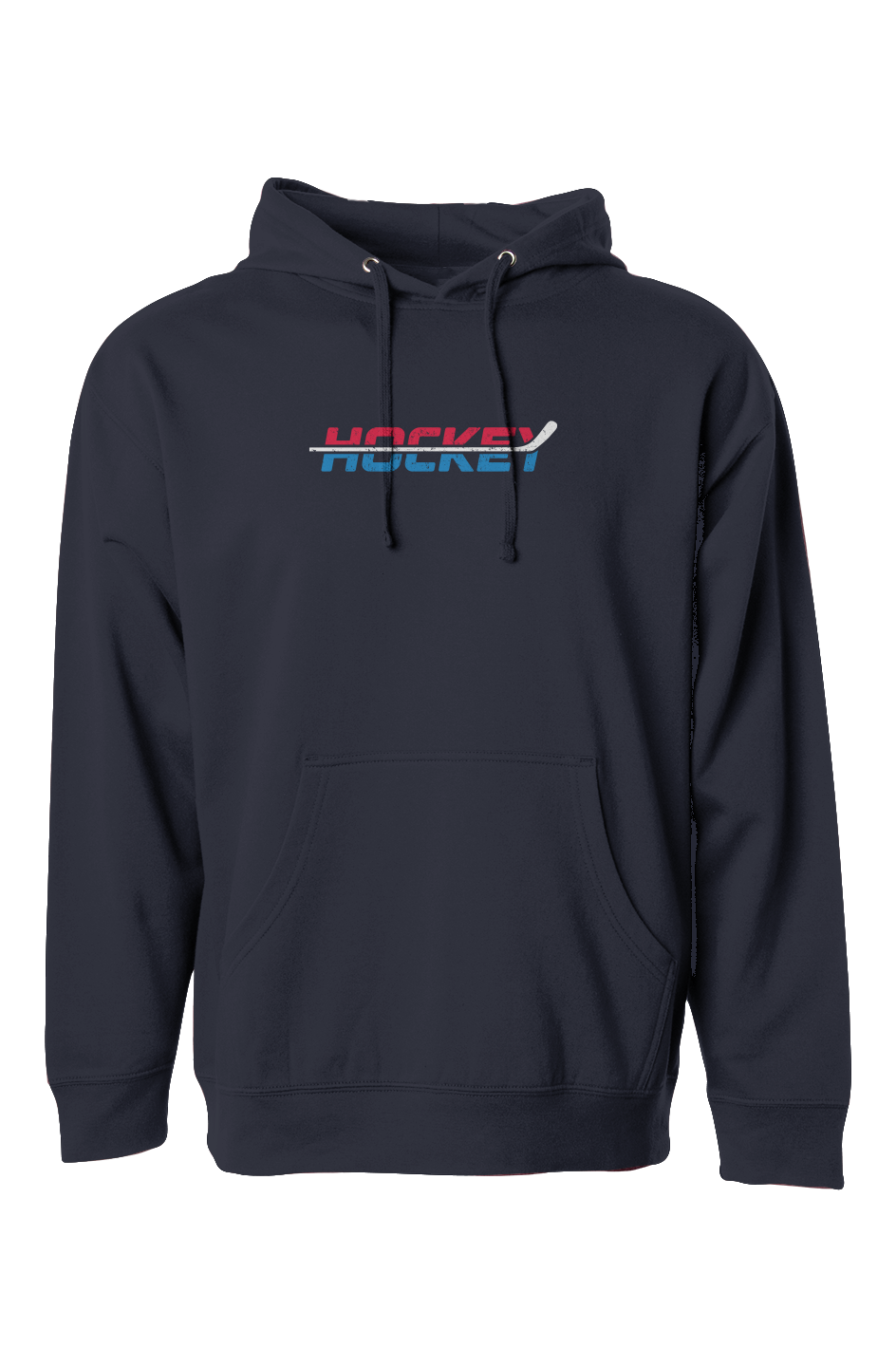 The Bench Boss USA Patriotic Hockey Hoodie Navy | Barn Garb Hockey Threads