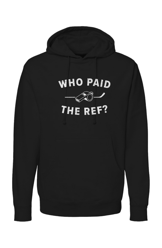 The Bench Boss Who Paid the Ref Hoodie Black | Barn Garb Hockey Threads