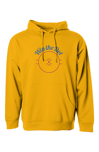The Bench Boss Win the Dot Hoodie Gold | Barn Garb Hockey Threads