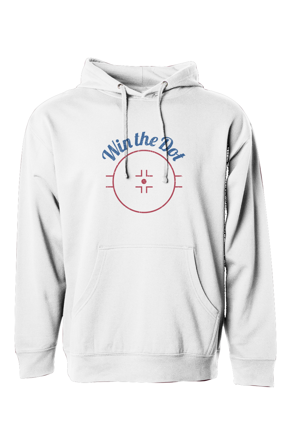 The Bench Boss Win the Dot Hoodie White | Barn Garb Hockey Threads