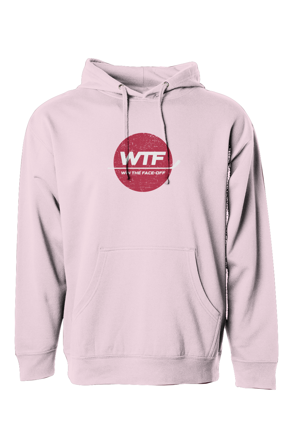 The Bench Boss Win the Faceoff Hoodie Pink | Barn Garb Hockey Threads