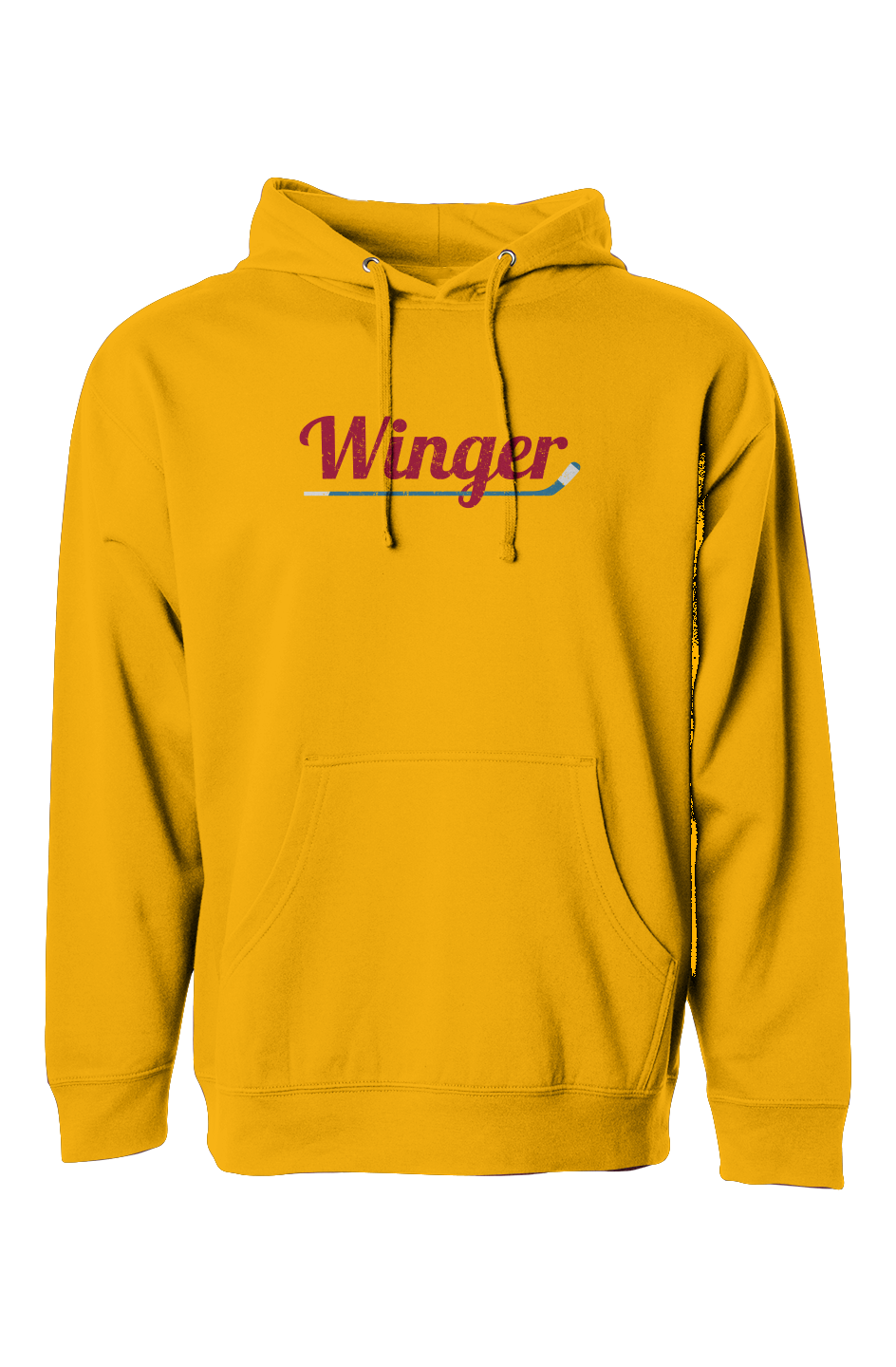 The Bench Boss Winger Hoodie Gold | Barn Garb Hockey Threads