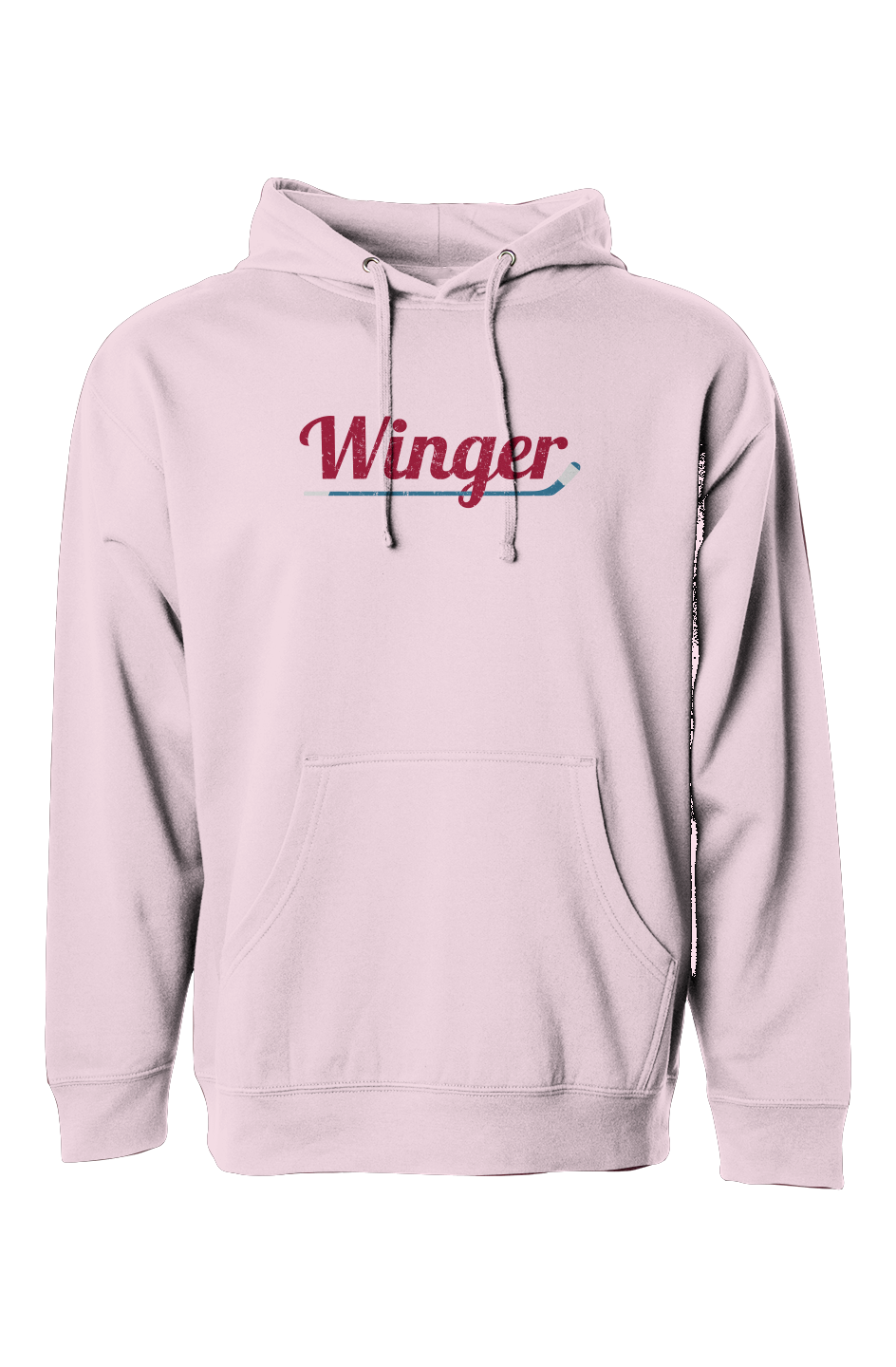 The Bench Boss Winger Hoodie Pink | Barn Garb Hockey Threads