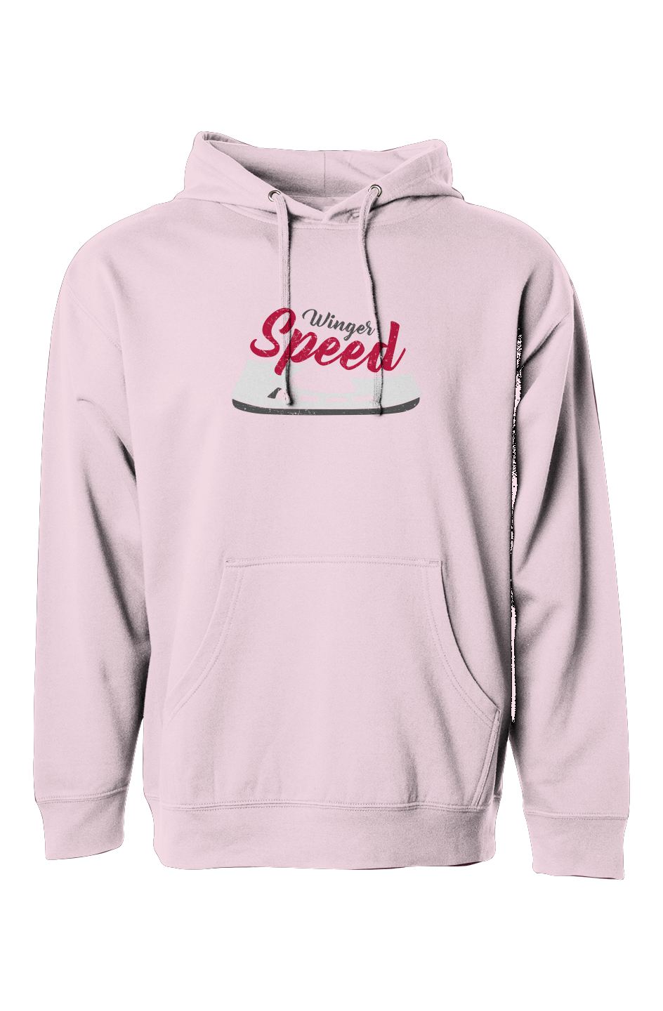 The Bench Boss Winger Speed Blade Hoodie Pink | Barn Garb Hockey Threads