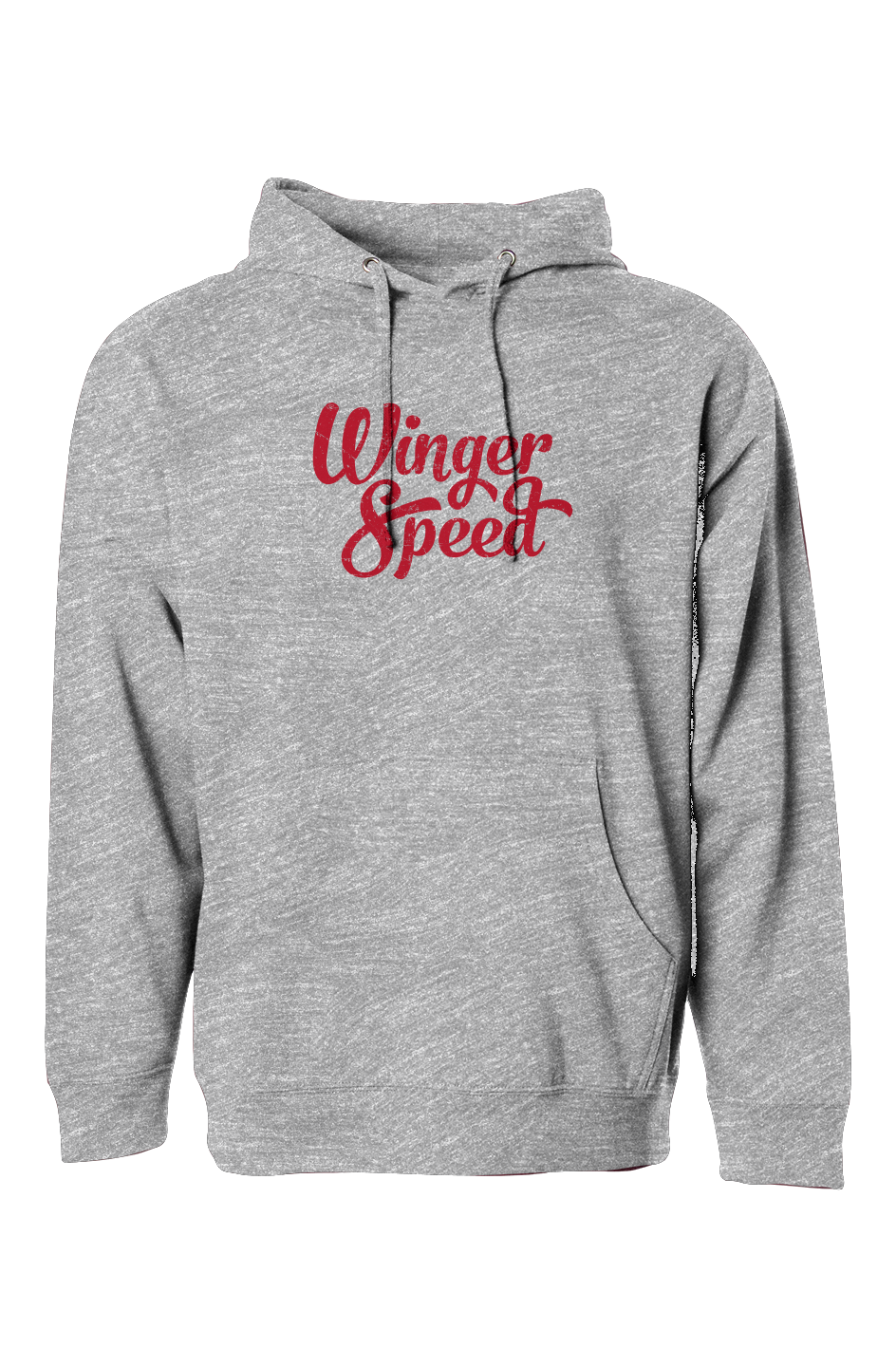 The Bench Boss Winger Speed Hoodie Grey | Barn Garb Hockey Threads