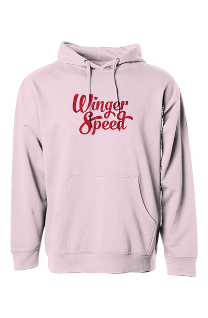 The Bench Boss Winger Speed Hoodie Pink | Barn Garb Hockey Threads