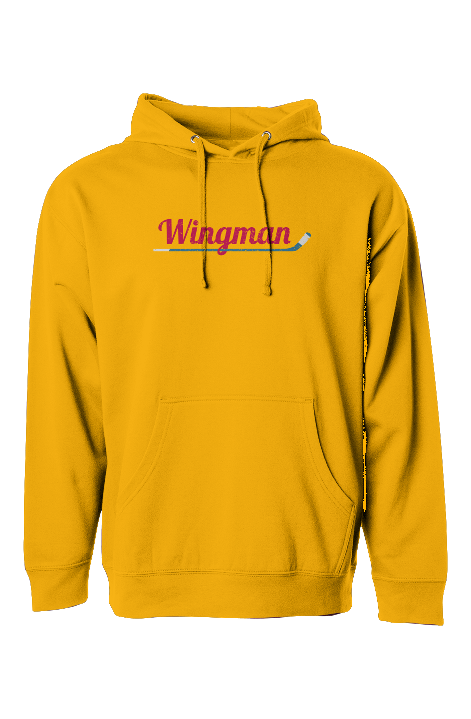 The Bench Boss Wingman Hoodie Gold | Barn Garb Hockey Threads