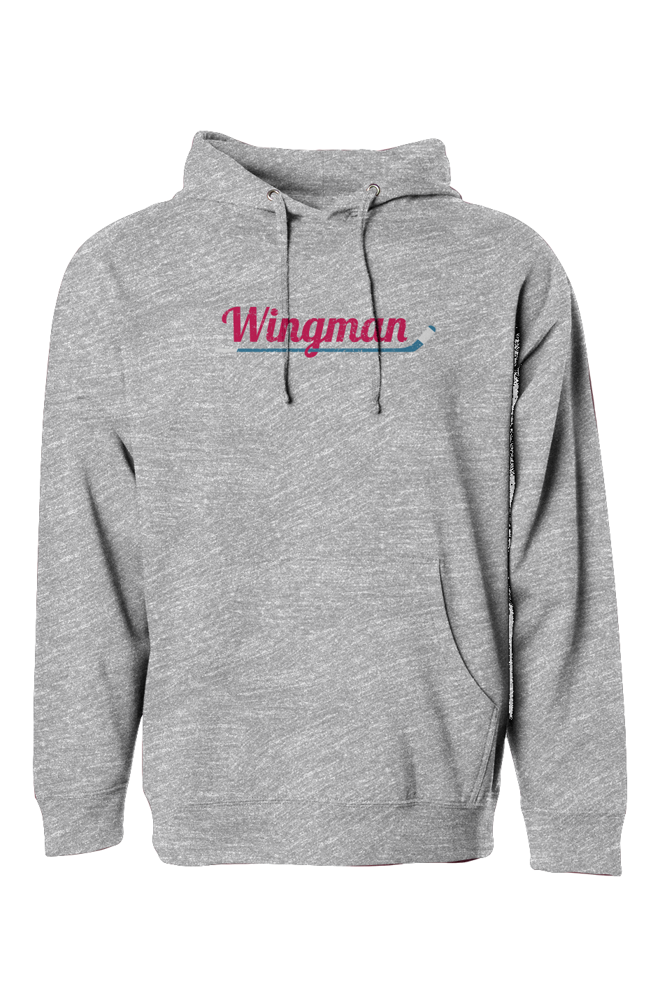 The Bench Boss Wingman Hoodie Grey | Barn Garb Hockey Threads