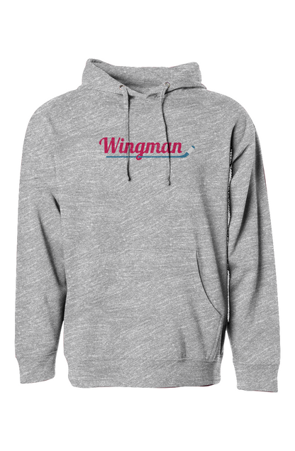 The Bench Boss Wingman Hoodie Grey | Barn Garb Hockey Threads