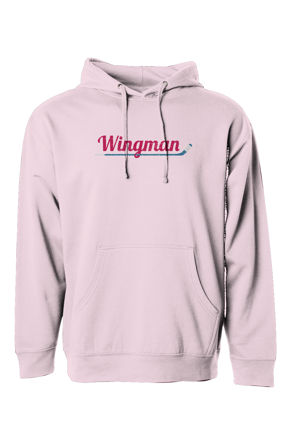 The Bench Boss Wingman Hoodie Pink | Barn Garb Hockey Threads