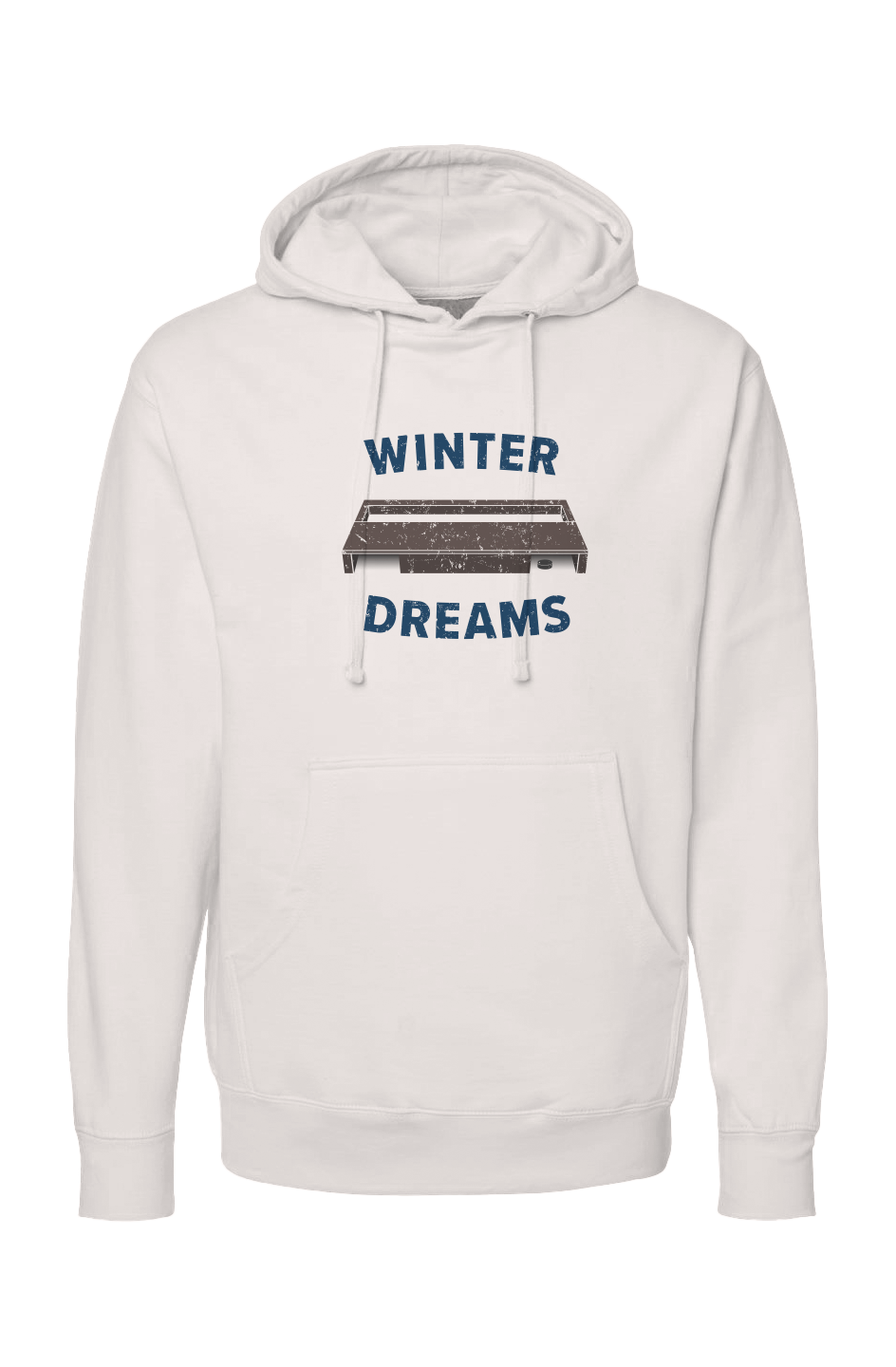 The Bench Boss Winter Dreams Hoodie Bone | Barn Garb Hockey Threads